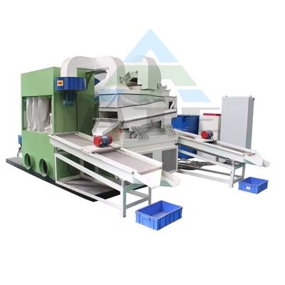 300-500 kg/uur capaciteit Koperdraadgranulator Shredder voor het scheiden van kunststof en koper