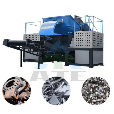 Doppelschacht rubber scrap metal shredder machine voor de industriële recyclingbehoeften