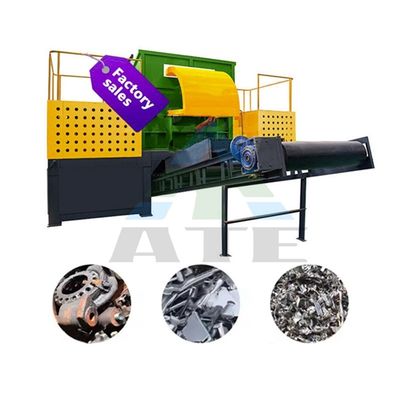 Schroot rubber Plastic Metal Waste Shredder Machine High Output Automatic Double Shaft