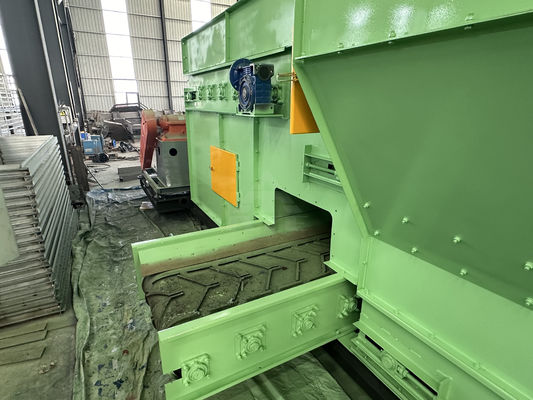 Afvalsortingsmachine voor recycling met afvalverzamelaar en horizontale luchtseparator