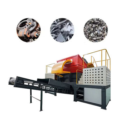 Schroot metaal motorfietsbanden rubber shredder voor afval fiets auto vrachtwagen banden vervoerder