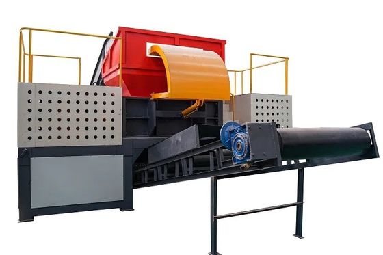 Schroot metaal motorfietsbanden rubber shredder voor afval fiets auto vrachtwagen banden vervoerder