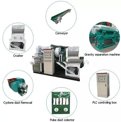 Elektrische koperen schilmachine voor PLC-besturingssysteem