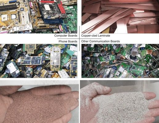 Schroot Edelmetalen Herstelmachine E Afval PCB Circuit Board Recycling Separatie