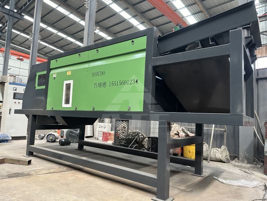 98-99% Separatiepercentage Plastic- en metaalsorteermachine met Eddy-stroomseparator