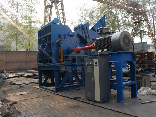 Recycle Scrap Tin Aluminium Frame met en gemakkelijk te bedienen Metal Shredder Crusher Machine