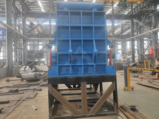 Recycle Scrap Tin Aluminium Frame met en gemakkelijk te bedienen Metal Shredder Crusher Machine