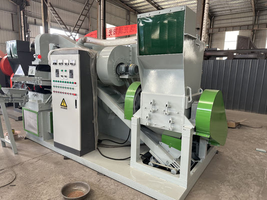 Spullen van koperdraadkabelgranulator Koperdraaier voor het recyclen van elektrisch afvaldraad