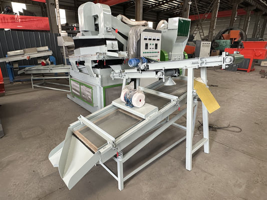 Spullen van koperdraadkabelgranulator Koperdraaier voor het recyclen van elektrisch afvaldraad