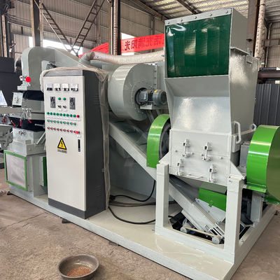 3000L/H koperdraad recycling machine koper kabel granulator automatische droge koper rijst machine