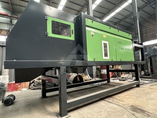 380 V sortmachine voor het sorteren van metaalafval met magnetische en eddy-stroomseparatoren