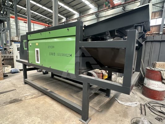 380 V sortmachine voor het sorteren van metaalafval met magnetische en eddy-stroomseparatoren