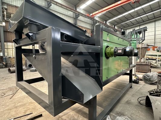 380 V sortmachine voor het sorteren van metaalafval met magnetische en eddy-stroomseparatoren