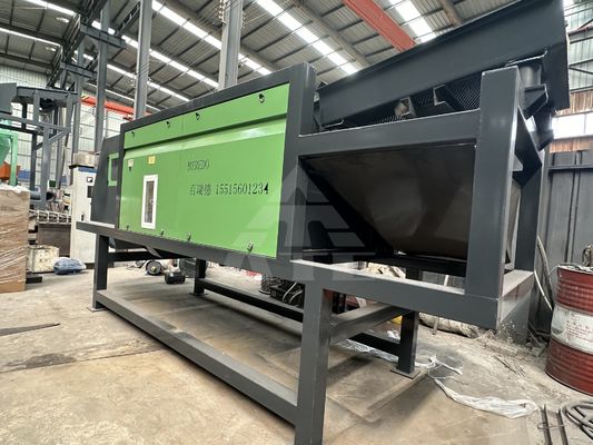 380 V sortmachine voor het sorteren van metaalafval met magnetische en eddy-stroomseparatoren