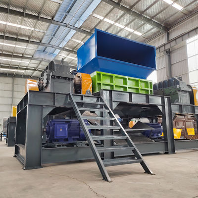 30kW krachtige zware plastic emmer shredder voor auto metaal en wanddikte