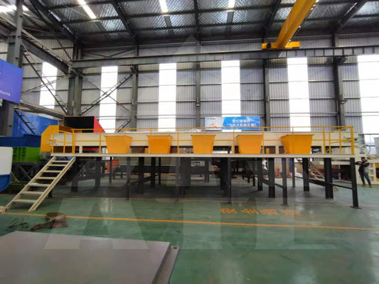 Stedelijke afvalmachine voor het sorteren van MSW met handmatig sorteren en een capaciteit van ≥ 20 T/H