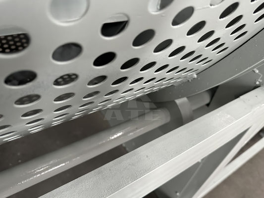Warm plastic trommel afvalschroefmachine Dubbele schachtbandschroefmachine voor autoreifen