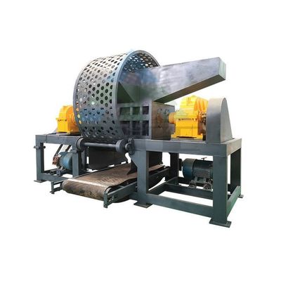 2-3 ton capaciteit High Productivity Tire Shredding Crusher Machine voor het recyclen van schrootbanden