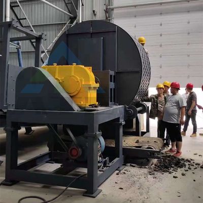2-3 ton capaciteit High Productivity Tire Shredding Crusher Machine voor het recyclen van schrootbanden