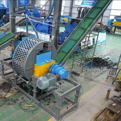 Recyclingmachine voor banden Dubbele schachtbandencrusher voor afvalrubber Autoreifen