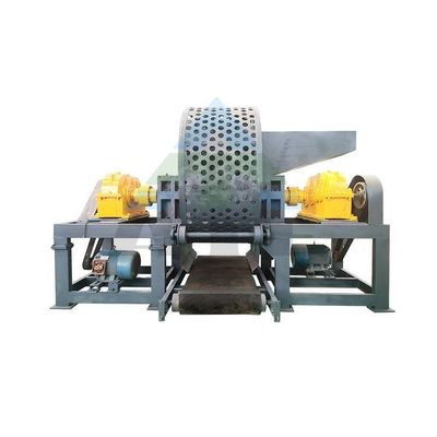 Recyclingmachine voor banden Dubbele schachtbandencrusher voor afvalrubber Autoreifen