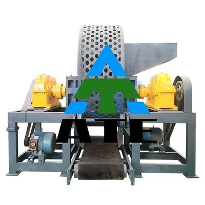 Hoogproductieve aanpasbare recyclageapparatuur voor vrachtwagenbanden met rubberen bandensnipper