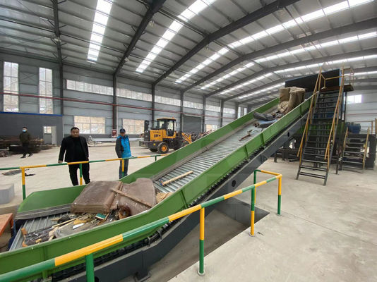 200-2200 mm Input Size Automatic Double Shaft Shredder voor kunststof en metaalschroot