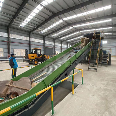 200-2200 mm Inlaatgrootte Dubbele schacht Hout plastic kartonnen versnipper met transportband