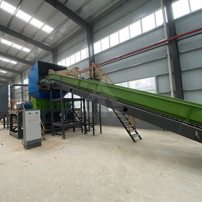 ALLOY Double Shaft Shredder Machine voor plastic metaalschroot Hout karton Koper aluminium