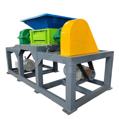 Dubbele schacht shredder efficiënt recyclen metaal en plastic met gemakkelijk gebruik