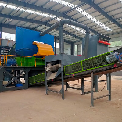 Dubbele schacht shredder efficiënt recyclen metaal en plastic met gemakkelijk gebruik