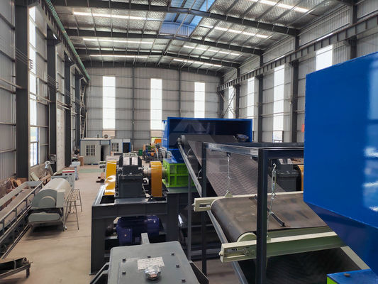 Dubbele schacht shredder efficiënt recyclen metaal en plastic met gemakkelijk gebruik
