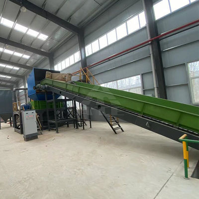 Double Shaft Shredder voor schroot metaal Plastic Crushing Support Customization Machine