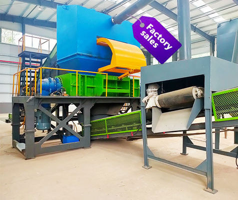Op maat gemaakte metaalscheurmachine voor het breken van afval van aluminium voor de verwerking van roestvrij staal
