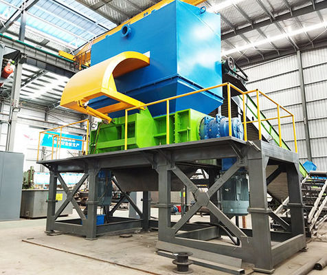 Op maat gemaakte metaalscheurmachine voor het breken van afval van aluminium voor de verwerking van roestvrij staal