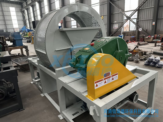 Metalen verwerkte legering dubbele as rubber metalen banden crusher hamer molen voor recycling