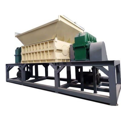 Double Shaft Shredder Perfecte oplossing voor het recyclen van metaalschroot en industrieel afval