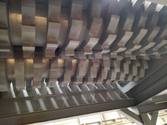 Ondersteuning van de aanpassing van dubbele schacht shredder voor zwaar metaalschroot en stedelijk afval