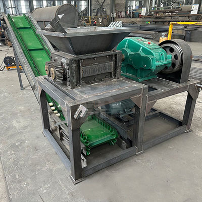 5000 kg plastic recycling dubbele schacht shredder voor huishoudelijk afval en jumbo zakken