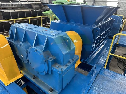 Verwijderde verzamelaar Dubbele schacht versnipper voor rubberpoeder en plastic afval