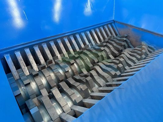 Verwijderde verzamelaar Dubbele schacht versnipper voor rubberpoeder en plastic afval