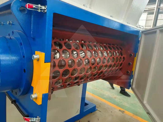 300-500 kg/uur Productiecapaciteit Eenastige mini karton- en plastic rubbershredder