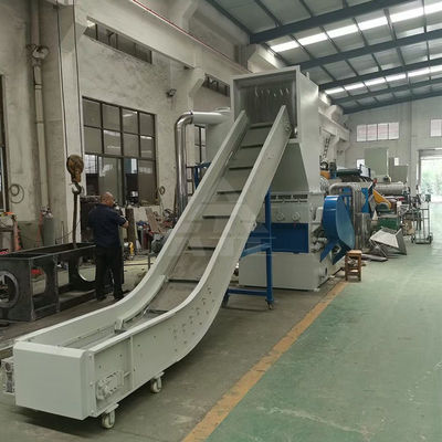 Eénastig plastic versnipper voor het recyclen van hout- en kartonnen materialen