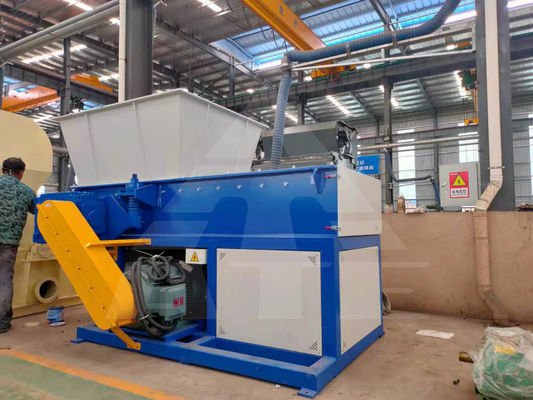 Eénastig karton recycling shredder voor laboratorium afval plastic in ontwerp