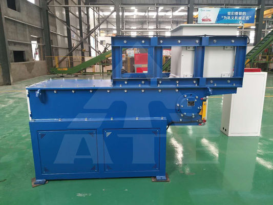 Eénastig karton recycling shredder voor laboratorium afval plastic in ontwerp