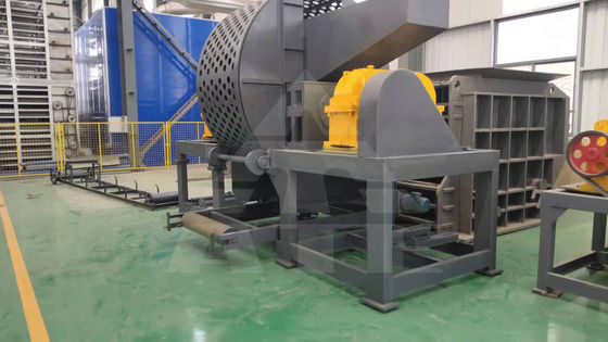 Doppelschachtband primaire versnipper afvalband versnipper voor eindproduct van rubberdeeltjes