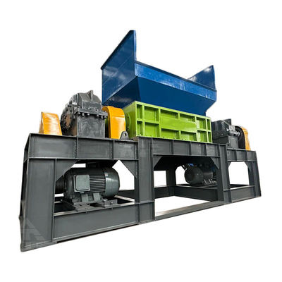 PS Plastic Type Double Shaft Design Metalen Schroot Plastic Glasfles Shredder Machine