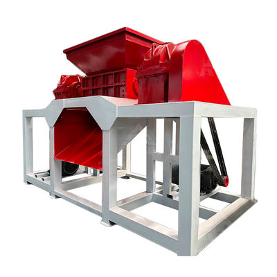 Schroot metaal Plastic Crusher Shredder Machine Gemakkelijk te bedienen Afval recycling vereisten