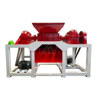 Aanpassing Multifunctionele afvalschroefmachine met dubbele schacht met metaalschroot