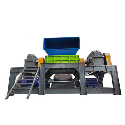 Plastic Metal Shredder Machine Eindproduct 1-10 cm Gemakkelijk te bedienen voor huishoudelijk afval